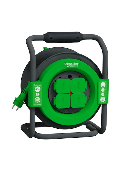 Schneider Thorsman Pro Kablo Makarası IP44 HO7RNF 3G1.5 40MT Kablo Topraklı - IMT33158