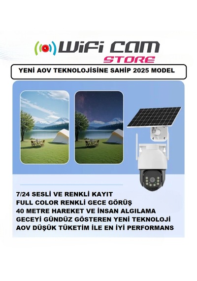 Geceyi Gündüz Gösteren 4g Solar Kamera Geceyi Gündüz Gösteren 4g Solar Kamera