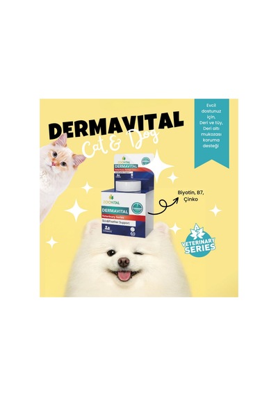 Dermavital 60 Tablet Evcil Hayvan Deri Ve Tüy Desteği