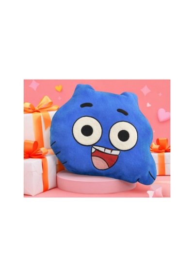 Gumball Peluş Yastık Oyuncak Mavi