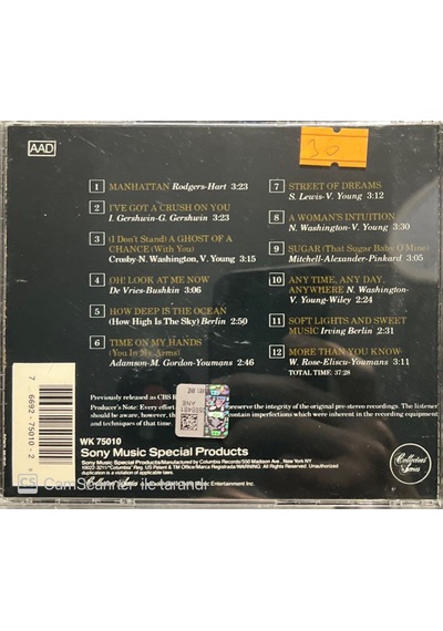 Plak Değildir Cd Dir Cd Night In Manhattan With Lee Willey Cd