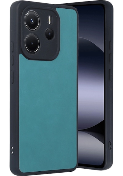 Newface Xiaomi Redmi Note 14 4g Kılıf Aras Deri Kapak - Açık Yeşil Açık Yeşil