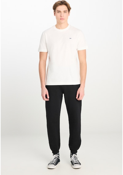 Lee Pamuk Regular Fit Normal Kesim Ribanalı Paça Siyah Jogger Pantolon Lee Pamuk Regular Fit Normal Kesim Ribanalı Paça Siyah Jogger Pantolon