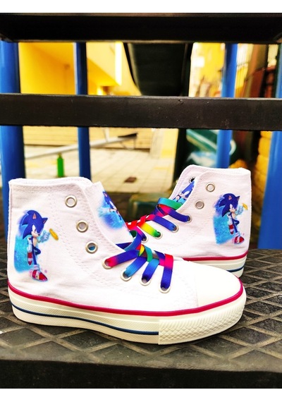 Sonic Karakterli Çocuk Spor Ayakkabı Convers Modeli Spor Ayakkabı (528277033)