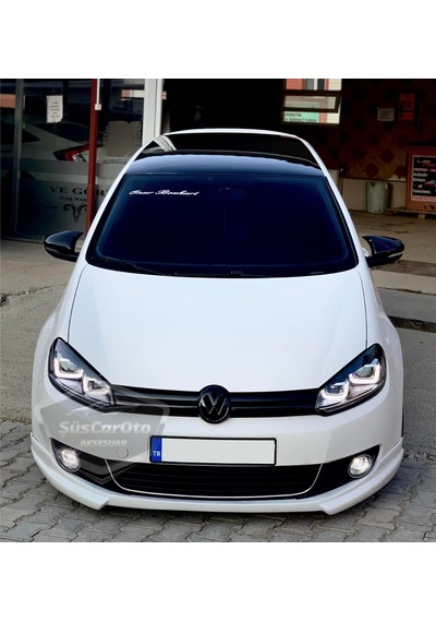 ŞüsCarOto Vw Golf 6 2008-2012 Batman Yarasa Ayna Kapağı Piano Black ABS Plastik (00)