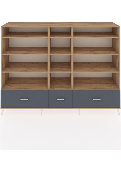 Hyperion Dolap 12 Raflı 3 Çekmeceli 220x44x163 Çam-çam/antrasit Çam-çam/antrasit Hyperion Dolap 12 Raflı 3 Çekmeceli 220x44x163 Çam-çam/antrasit Çam-çam/antrasit