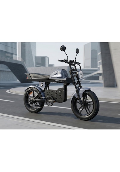 Ape Ryder Gibbon Ultra Pro 1000w Elektrikli Bisiklet Mavi Ayna ve El gazı
