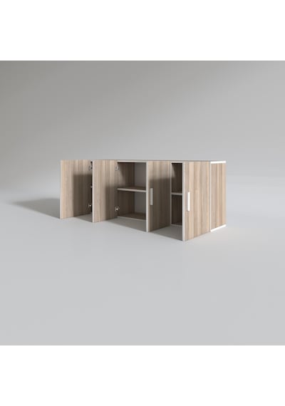 Kenzlife hazır mutfak marina crd 060*150*22 mutfak banyo dolabı kapaklı raflı
