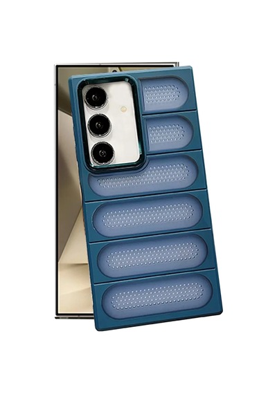 Samsung Galaxy S24 Plus Kılıf Airmax Silikon Kapak - Lacivert 0.2M-Çok Renkli