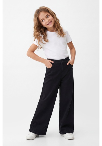 Joy Kids Kız Çocuk Palazzo Basic Pantolon 13-17yaş Siyah