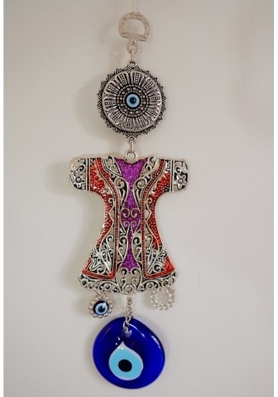 Nazar Boncuklu Mineli Büyük Kaftan (522773250)