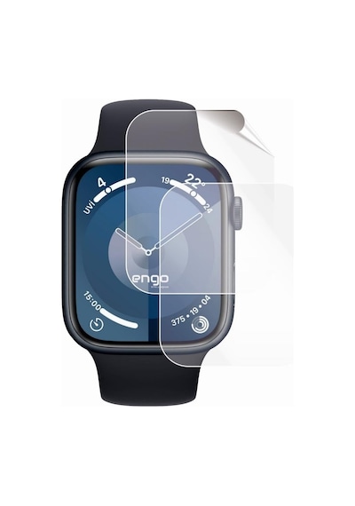 Apple Watch 9 45mm İle Uyumlu Ekran Koruyucu, Tam Kaplayan Akıllı Saat Koruması, Çizilmeye Dayanıklı Tpu Koruma 2 Adet, Hd Şeffaf Çok Renkli