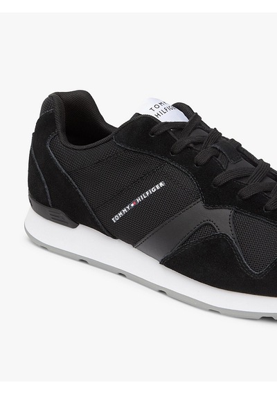 Tommy Hilfiger Fm0fm05679 Runner Icon Mix Erkek Günlük Ayakkabı Siyah