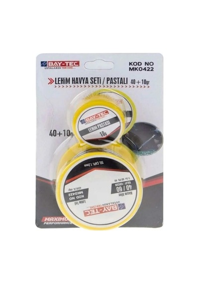 Baytec Mk0422 Lehim Havya Seti Pastalı 40+10 Gr