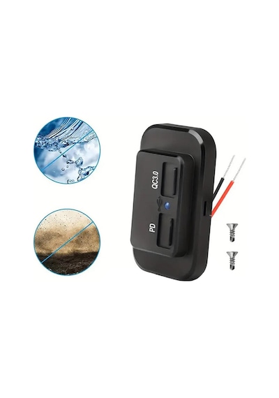 Shuıvan Usb Type C Girişi İkili Usb İphone Şarj Söketi 3.0ah-1004