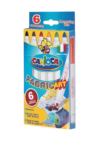 Carioca 40956 Cromatex Kumaş Boyama 6Lı