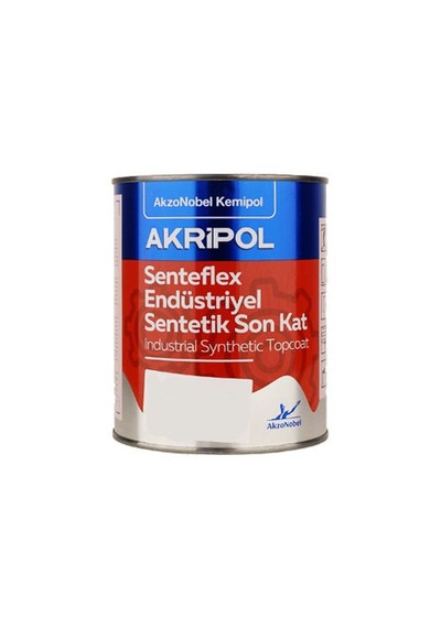 Akripol Senteflex Endüstriyel Son Kat Boya Siyah 0.7 Litre