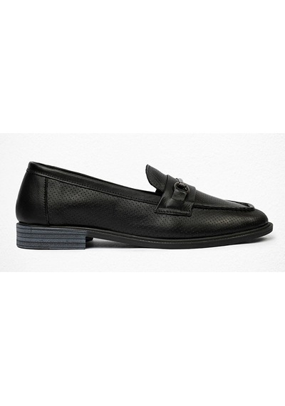 Greyder 59017 Zn Deri Comfort Casual Kadın Ayakkabı Siyah