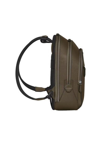 Montblanc Sartorial Deri 3 Bölmeli Orta Boy Sırt Çantası 221542 Yeşil