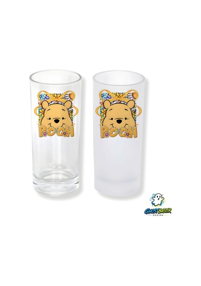 Winnie The Pooh Buzlu / Buzsuz Seçenekli Rakı Bardağı 1 Adet Şık Sunum Bardağı 0237