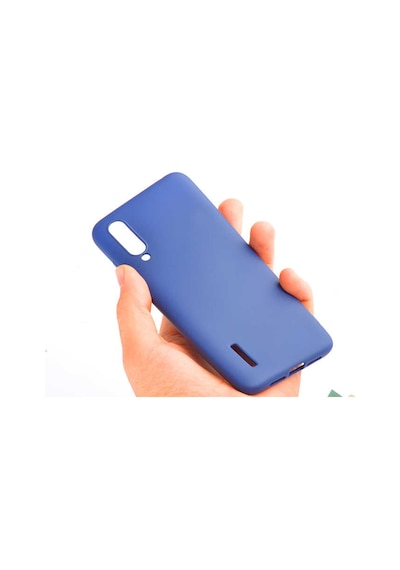 Noktaks - Mi 9 Lite Uyumlu - Kılıf Mat Soft Esnek Premier Silikon Kapak - T10349 - Kırmızı Kırmızı