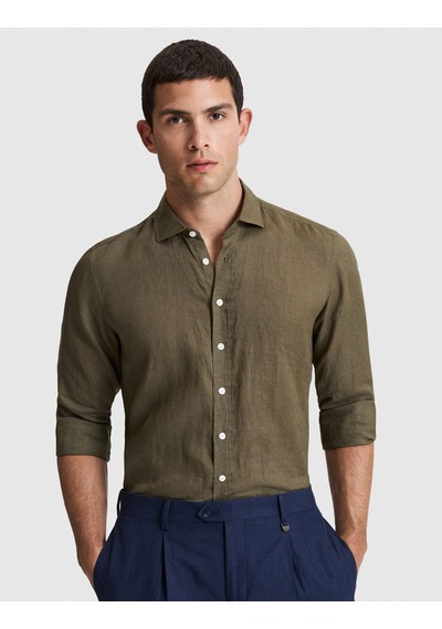 Pierre Cardin Erkek Haki Gömlek Desenli 50320945-vr027