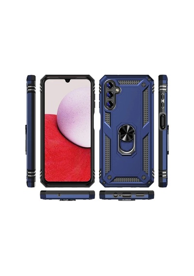 Newface - 310 - Samsung Uyumlu Galaxy A04s Kılıf Sofya Yüzüklü Silikon Kapak - Lvsqvr - - Gold