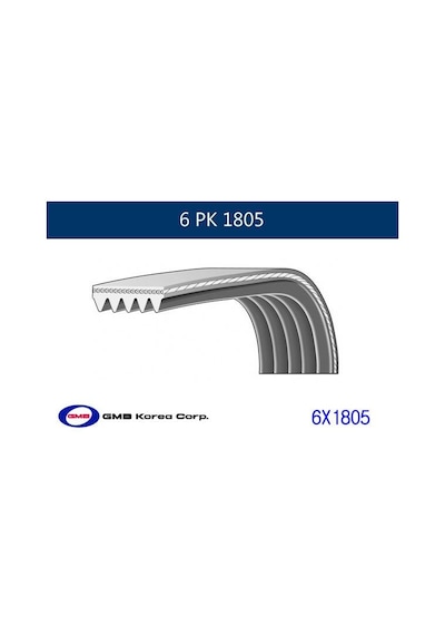 Gmb Gpk 6pk1805 Alternator Kanallı Kayıs Klımalı Astra F Corsa B