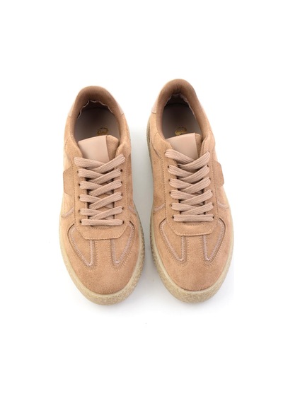 Bambi Vizon Süet Kadın Sneaker K01791074372