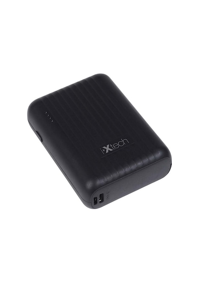 Ixtech Çift Çıkışlı Led Göstergeli Powerbank 10.000 Mah Siyah