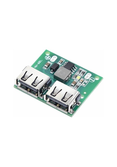 6-24V To 5V 3A Dual Usb Çıkış Voltaj Düşürücü Hw-681 2Xusb Çıkış
