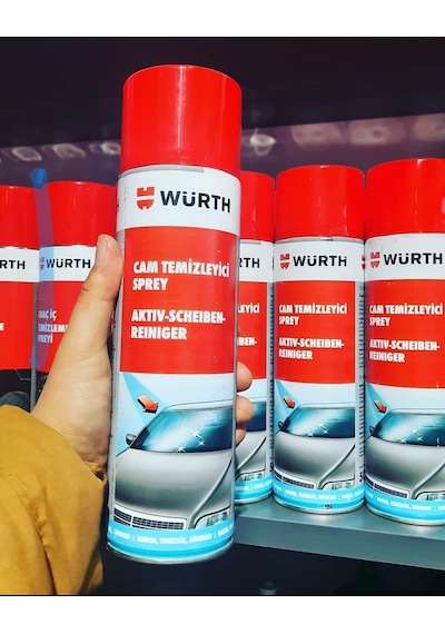 Würth Cam Temizleyici Köpük Sprey 500 Ml. Made In Eu