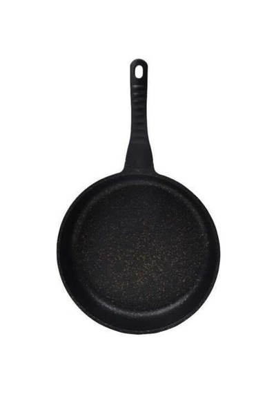 Campout Granit Döküm Kapaklı Kamp Tavası 28 Cm Siyah