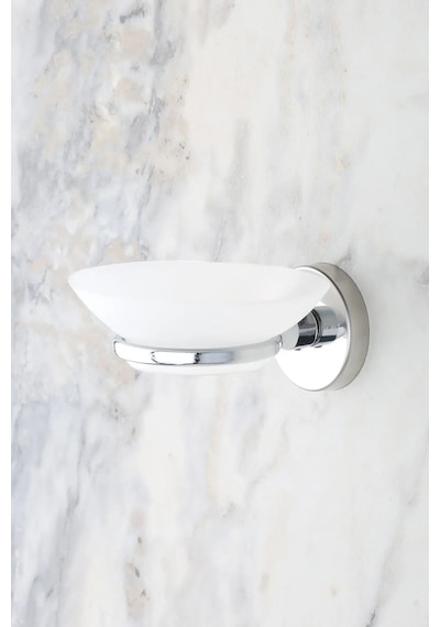 MultiStore 5li Banyo Aksesuar Seti Halka Havluluk/Tuvalet Kağıtlığı/Askılık/Sabunluk/Diş Fırçalık Gri