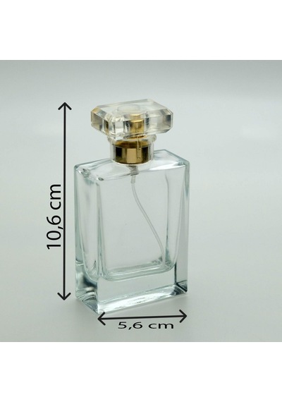 Kolay Kapama Aparatı Ve Parfüm Şişesi 50 Ml 10 Adet Sprey Aparat İle Kapatılır Dolgulu Özel Kare Kolay Kapama Model