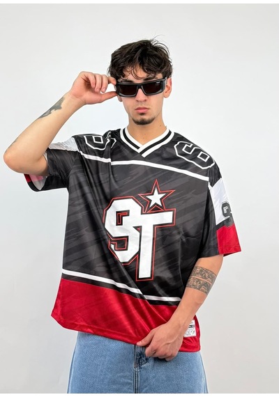 Zaee Saint Tears 66 Oversize Hocjky Jarsey Forma Çok Renkli