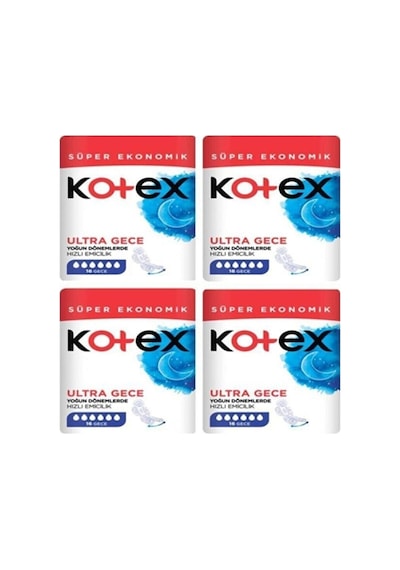 Ultra Quadro Süper Eko Gece 16 Lı X 4 Adet