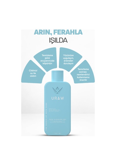 Uraw Arındırıcı Canlandırıcı Yüz Temizleme Jeli 150 ML