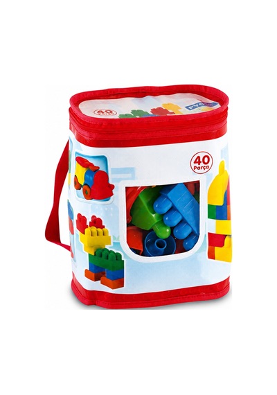 01021 Akıllı Çocuk Blokları 40 Parça Çok Renkli