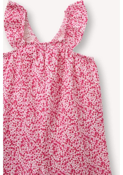 Defacto Kız Bebek Floral Bürümcük Tulum H6742a526hspn178 Pembe-pn178