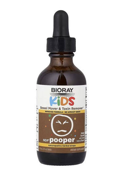 Bioray Kids Ndf Pooper Children's Digestive Support Mango 2 Fl Oz 59 Ml