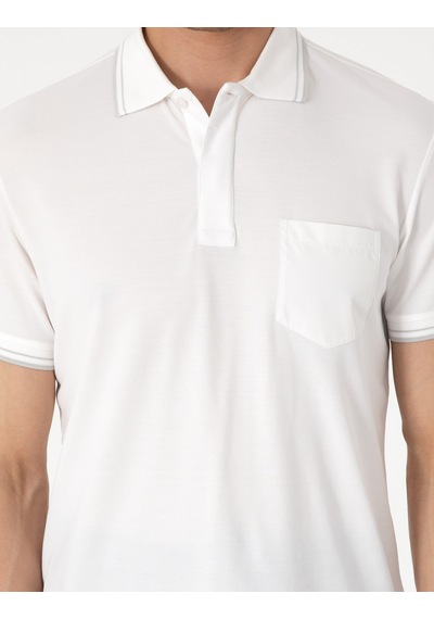 Pierre Cardin Erkek Ekru Tişört 50302631-vr019 Ekru