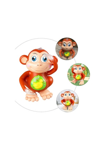 Canali Toys Pilli Işıklı Sesli Kukuli Yj-3030, Dans Eden Işıklı Sesli Kukuli Robot