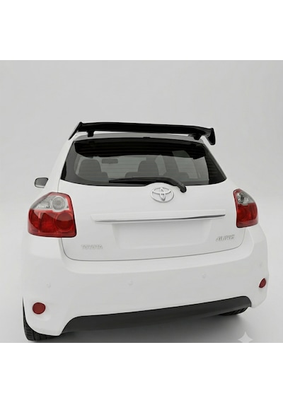 Toyota Auris 2007-2012 Üniversal Spoiler Boyasız Plastik