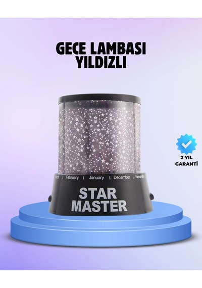 Mey Najmaddin Odayı Yıldızlarla Dolduran Galaxy Efektli Led Projektör Işık Najmaddin Renkli
