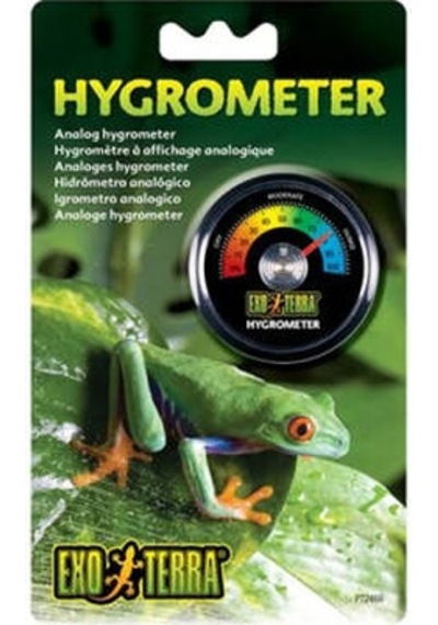 Hygrometer Nem Ölçer & Analog Yuvarlak Teraryum Higrometresi