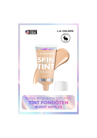 Natural Skin Tint - Doğal Bitişli&ton Eşitleyici Tint Fondöten Light Vanilla 001 Light