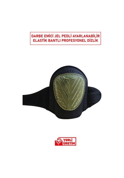 Zıma Jel Dizlik Konforlu Jel Ped, Kaymaz Zemin Tutucu, Uzun Süreli Koruma 1 Çift
