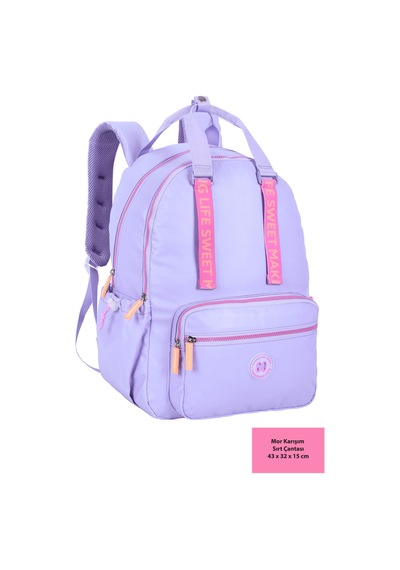 Smoothy Purple Okul Sırt Çantası Mor