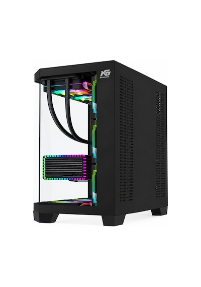 Infinity 7x Argb Fan Kumanda Ve Kontrolcü Atx Boş Bilgisayar Kasası Siyah